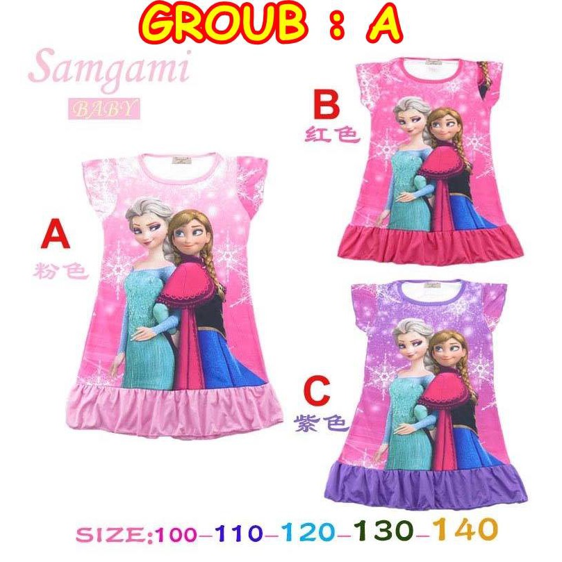 SAMGAMI BABY DRESS FROZEN ANAK A