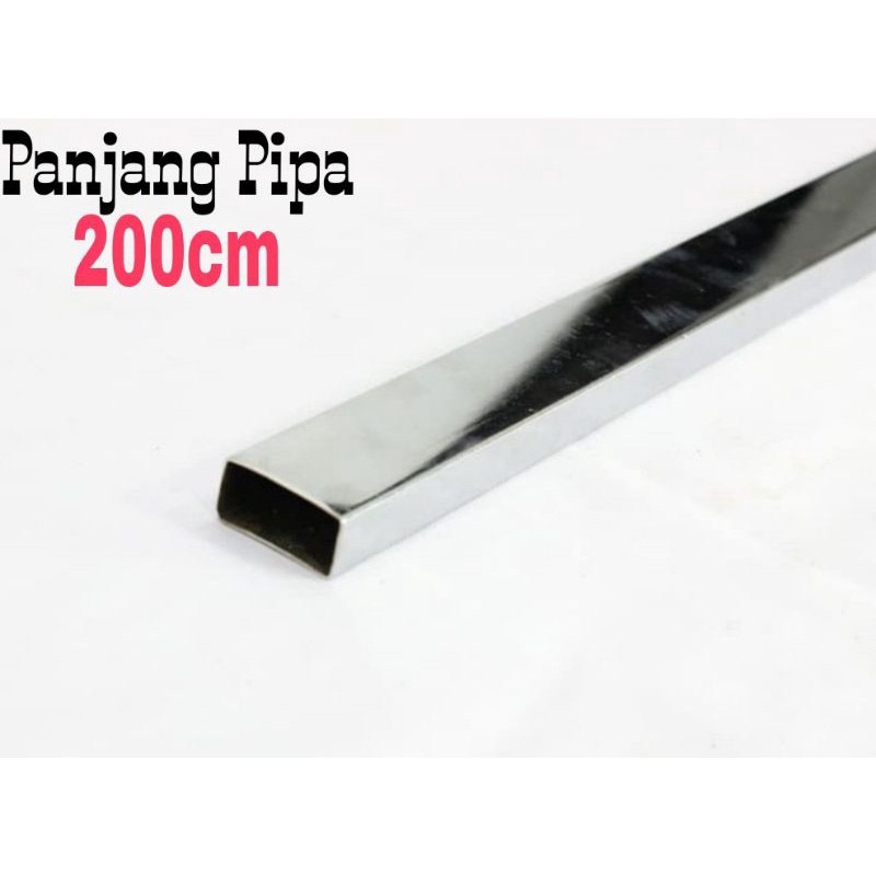 Pipa Kotak Stainless 2 meter Display