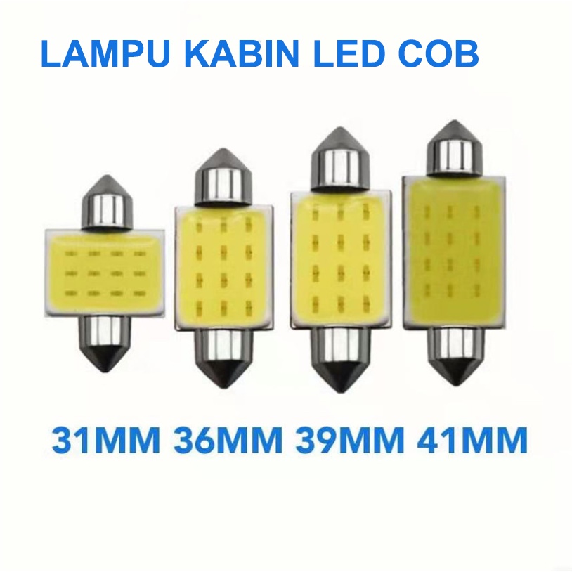 Jual Lampu Led Kabin Mobil Cabin Plafon Festoon Cob Plasma Mm Mm V Shopee Indonesia