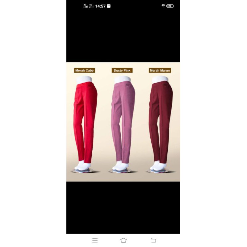 celana katun/celana kerja wanita
