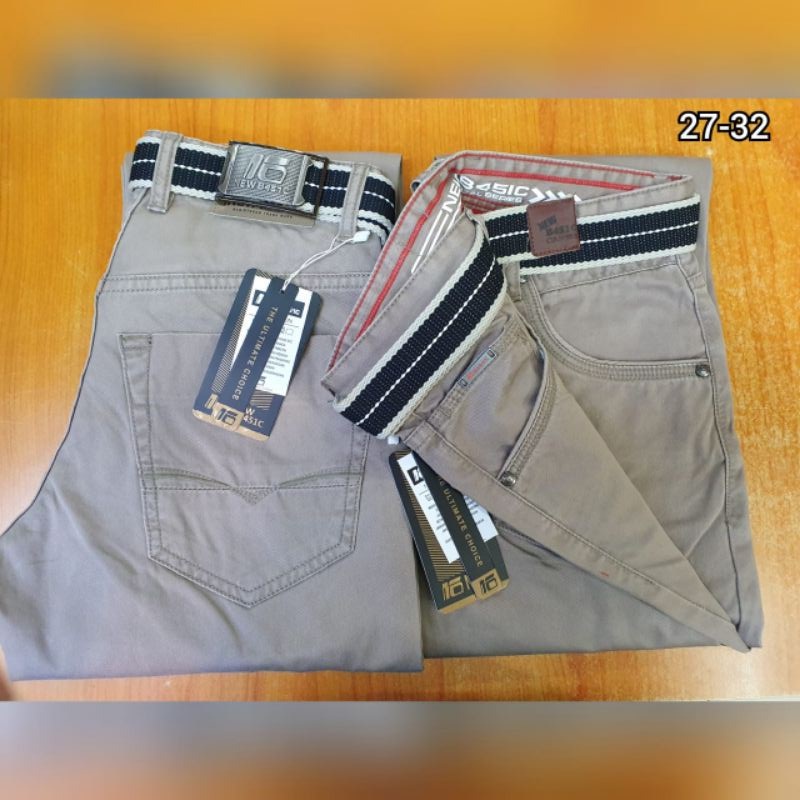 Celana Panjang Chinos Pria NEWB45IC Import Original