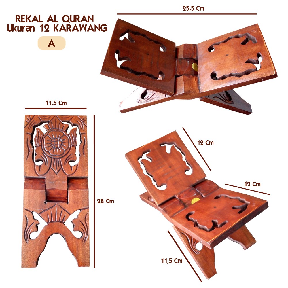 Rekal Al quran Ukuran 12 Cm