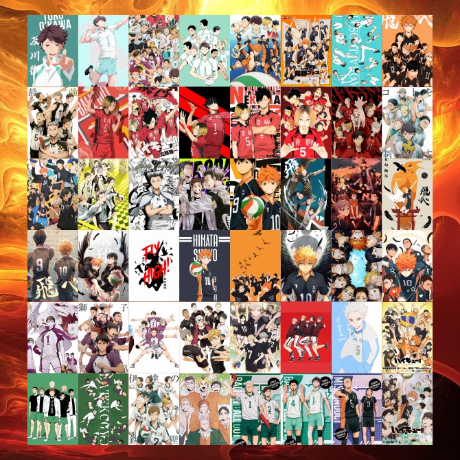 Poster Anime haikyuu Poster Aesthetic Hiasan Dinding Kamar Wall Decor