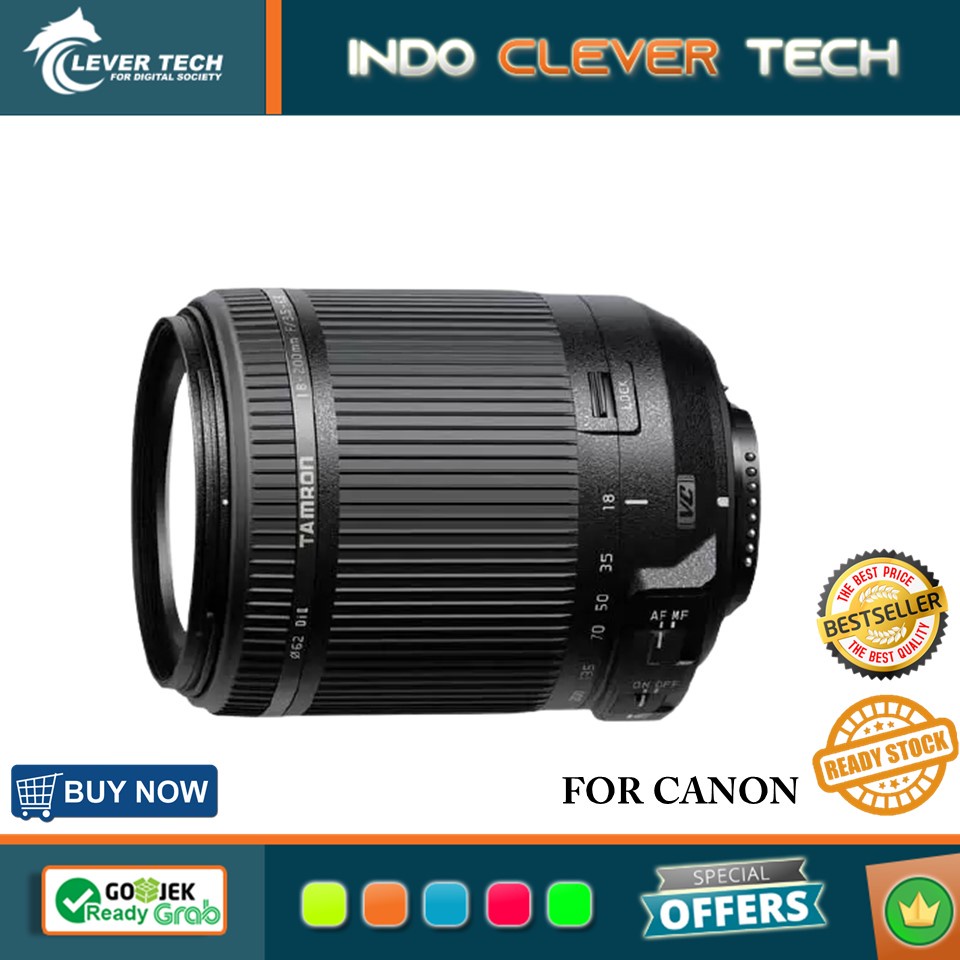 Tamron 18-200mm f/3.5-6.3 Di II VC For Canon