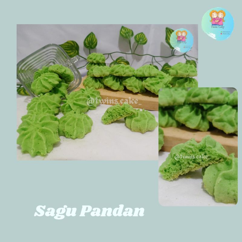 

Sagu pandan 250 gram / Kue kering / Kue lebaran - Twins Snack