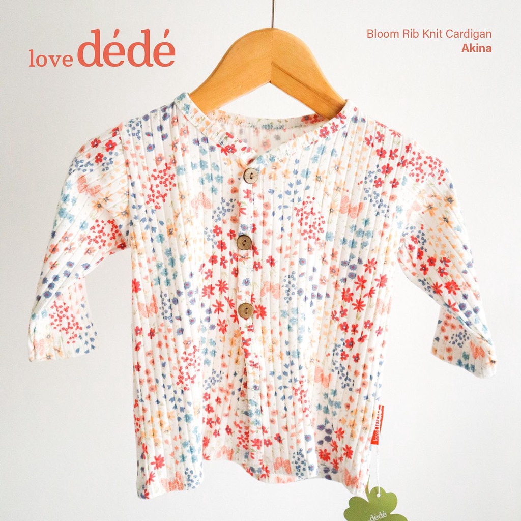 Bloom Series Cardigan Lovedede Jaket Sweater anak bayi perempuan cewek Lucu Terlaris-5