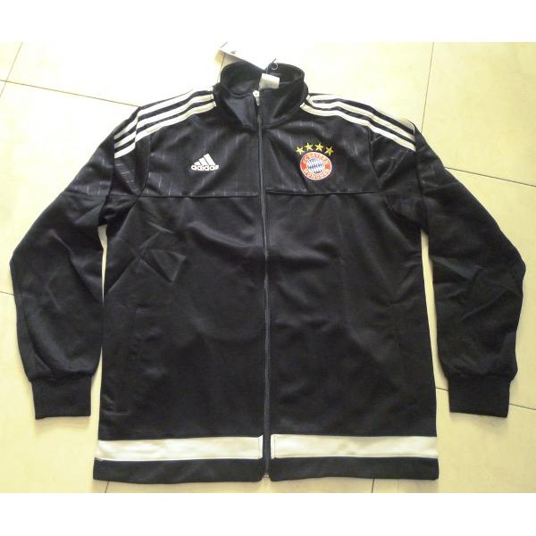 BEST JAKET BAYERN MUNCHEN HITAM - PROMO DISKON JACKET SWEATER BOLA MURAH MUNICH IMPORT BAYERNMUNCHEN