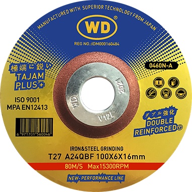 Mata Batu Gerinda Poles WD 4" / 4 Inch x 6 mm Tajam Plus ORI