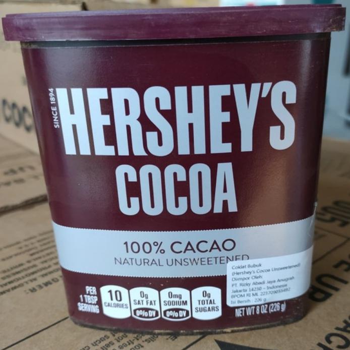 

HERSEYS COCOA POWDER UNSWEET 226GR COKLAT BUBUK