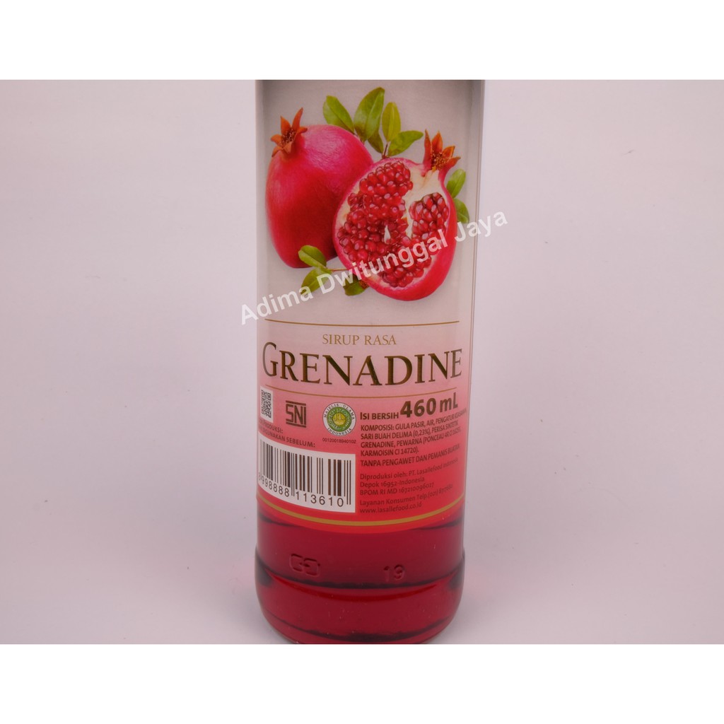 Marjan Boudoin Grenadine Syrup / Sirup Marjan Rasa Grenadine 460 ml