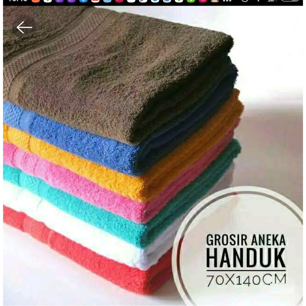 HANDUK MUTIA JUMBO 70x140 GRADE A TEBAL GRAMASI 380GR BISA HANDUK MUTIA JUMBO 70x140 GRADE A TEBAL GRAMASI 380GR BISA