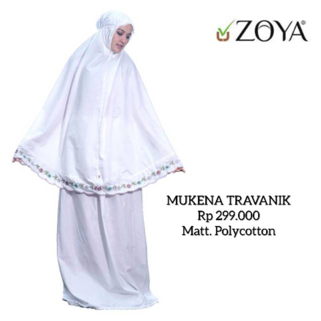 Mukena Dewasa MUKENA TRAVANIK ZOYA Original
