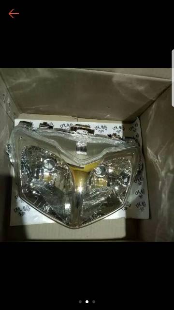 Lampu depan/reflektor supra x 125 HELM IN