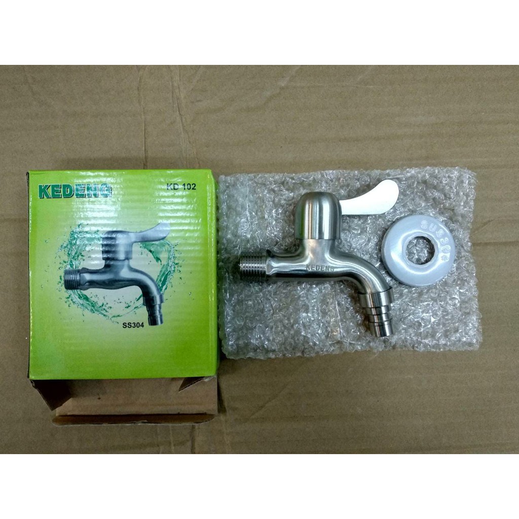 Kran Air Stainless Merk Kedeng Type KD 102 ukuran 1/2 inch