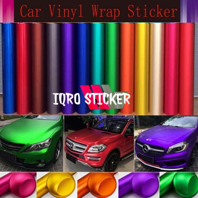 Stiker skotlet mobil metalik krom doff scotlite pembungkus mobil mett krom doff sticker scotlet doff