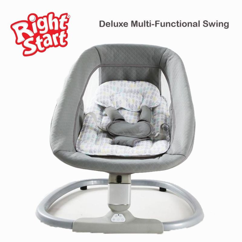 Ayunan Bayi Bouncer Elektrik Baby Swing Otomatis Right Start Cuddly Deluxe Multifunctional Swing