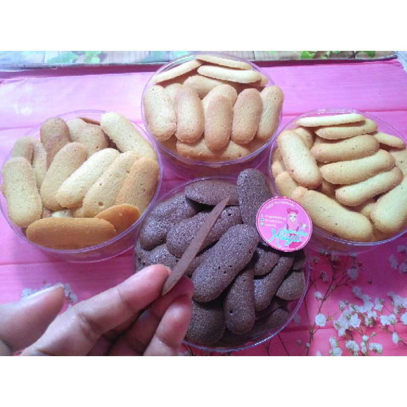 Lidah kucing rainbow original keju coklat kuker kue kering murah lebaran halal hampers cookies