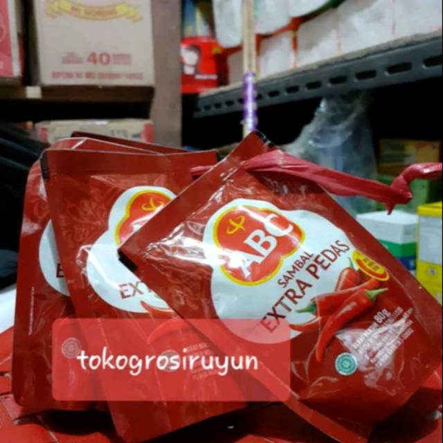 

SAOS SAMBAL EXTRA PEDES 80 GR TOKOGROSIRUYUN