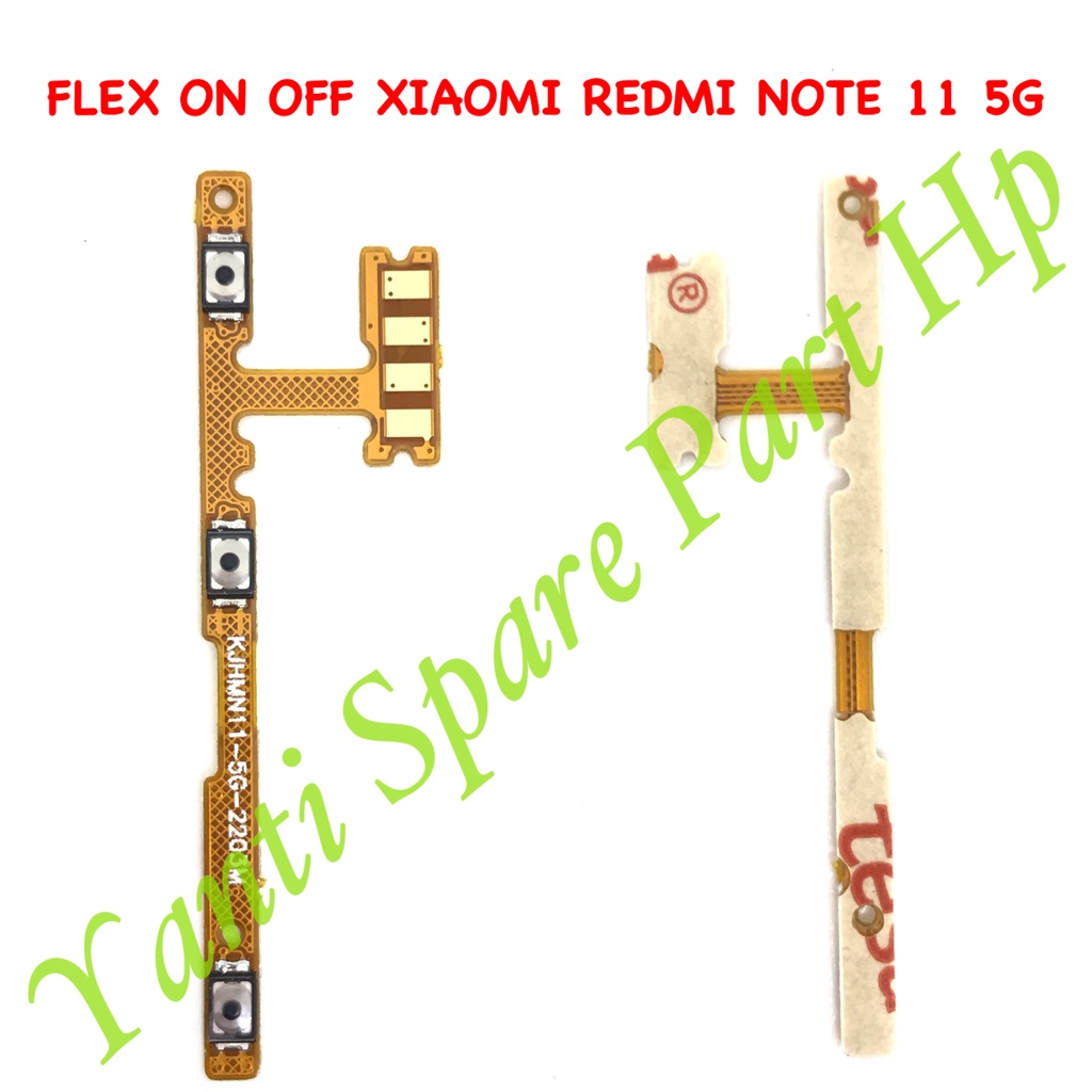 Flexible On Off Xiaomi Redmi Note 11 5G Note 11S 5G Original Terlaris New