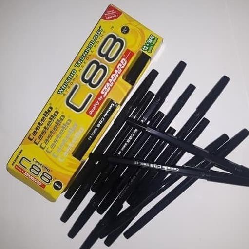 

Cuci Gudang Awal Tahun Pulpen Standard Murah / Pen Standart Castello C88 ( lusin ) Cuci Gudang Awal