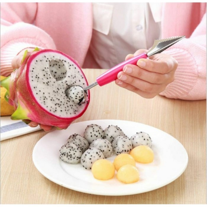 

UKIR-ALAT- PISAU BUAH UKIR MENJADI BULAT DAN MOTIF DUA SISI KOKTAIL STAINLESS 066 -ALAT-UKIR.