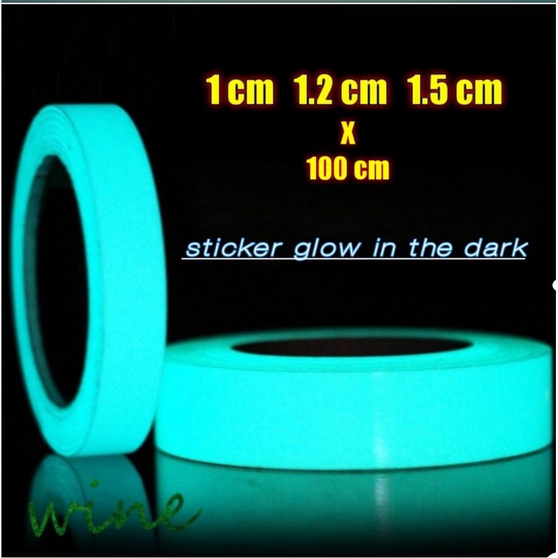 

1cm 1.2cm 1.5cm STICKER FOSFOR GLOW IN THE DARK