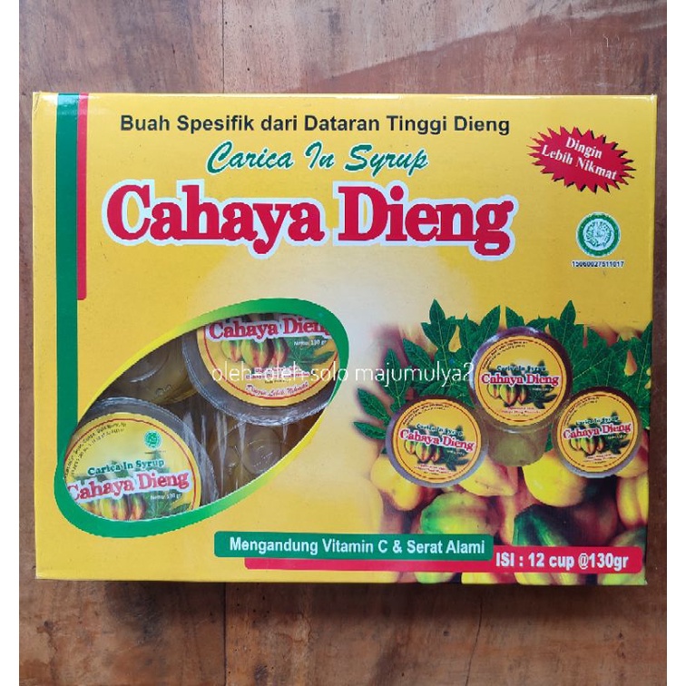 MANISAN BUAH CARICA CAHAYA DIENG 12 CUP