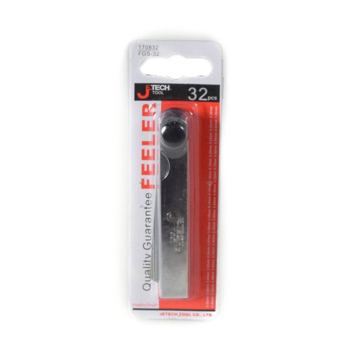 Jetech Alat Ukur Feeler Gauge 0.02-1.0 Mm