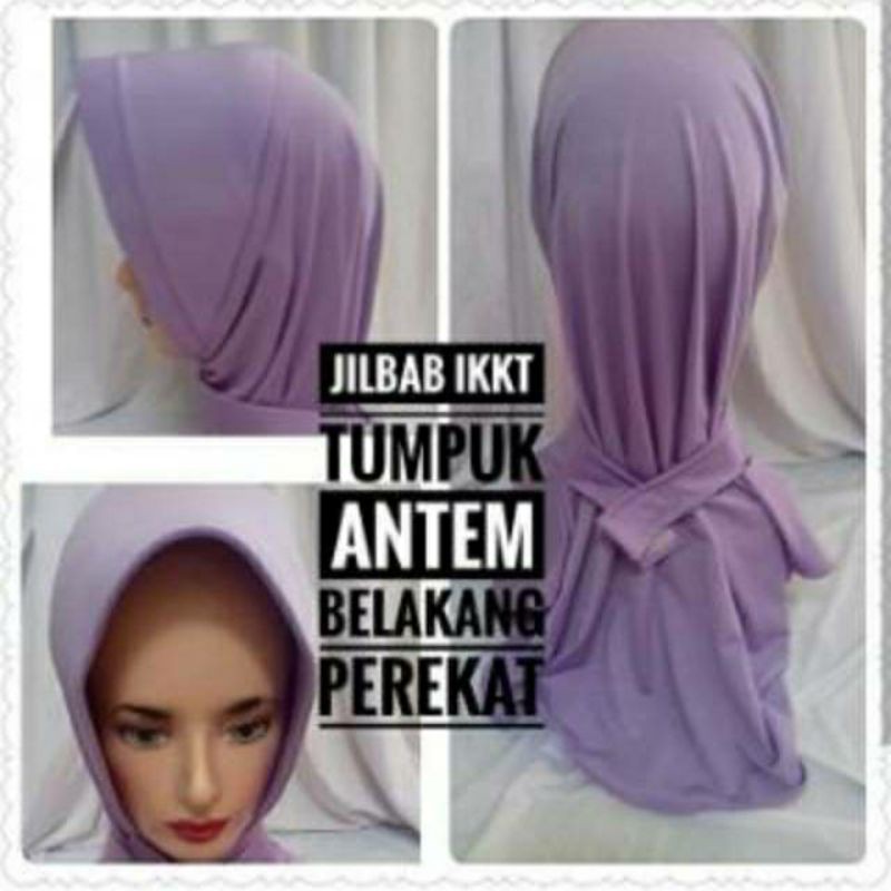 Jilbab PSH IKKT Belakang Perekat