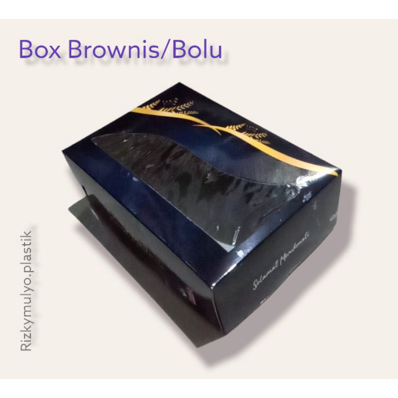 Dus Brownis / Box Brownis / Dus Bolu / Box Bolu / Box kue / Box snack / Dus kue / Dus snack per 1pcs