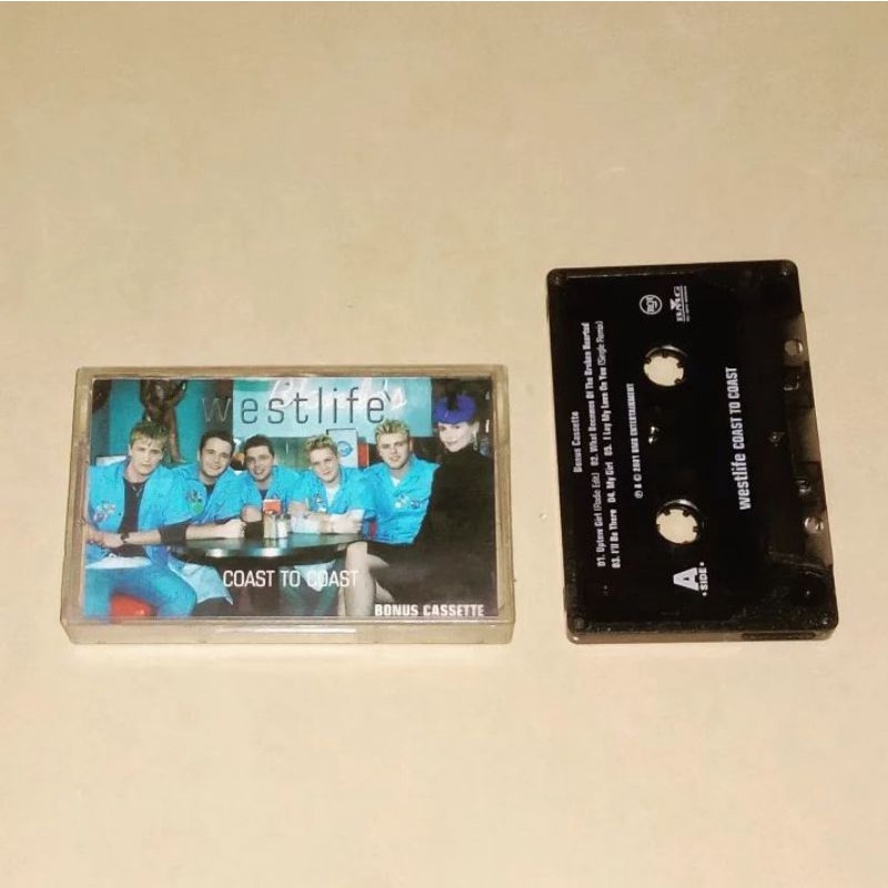 kaset westlife coast to coast (bonus cassette)