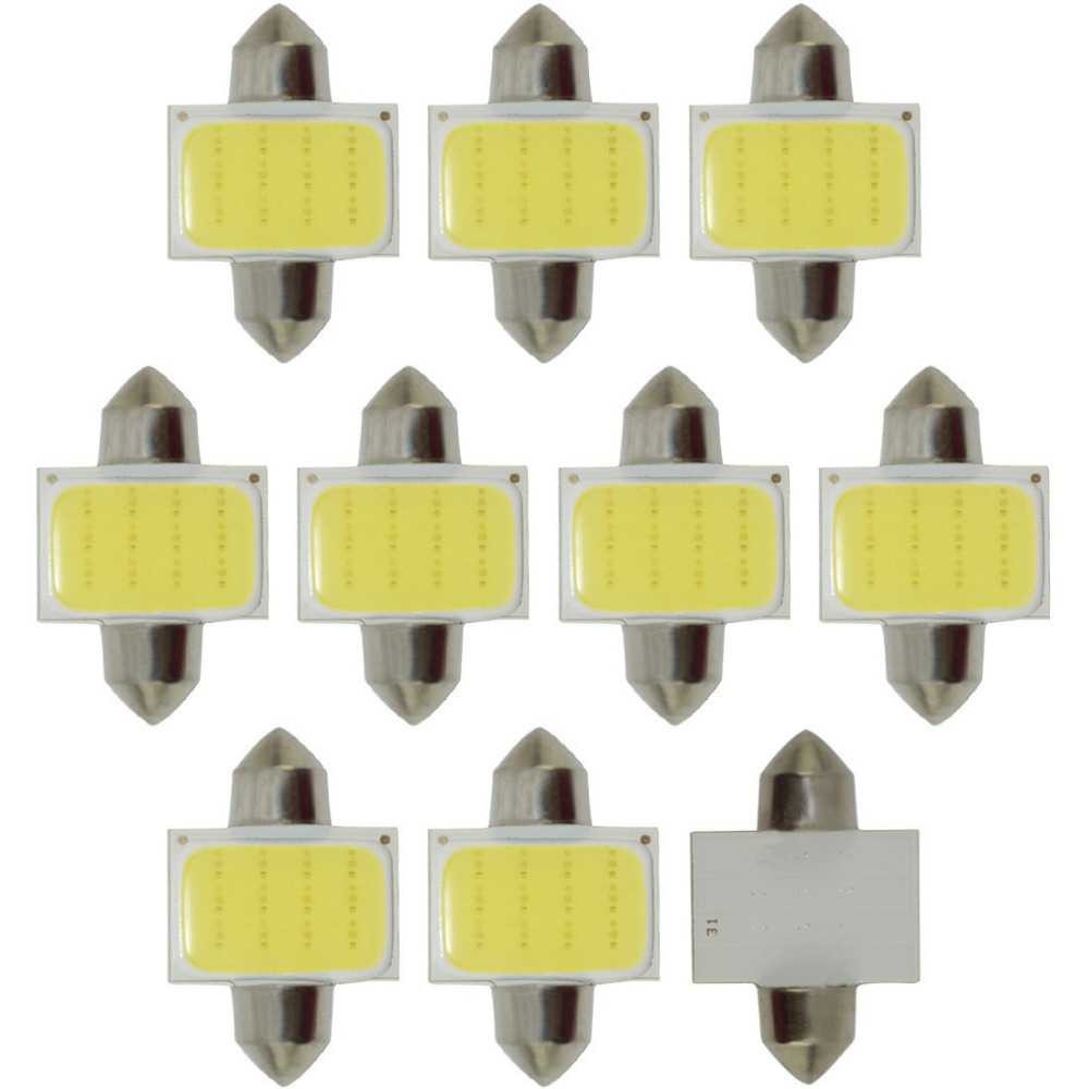 Bergaransi ! Lampu Interior Mobil LED COB Dome Light c5w BA9S - 1PCS