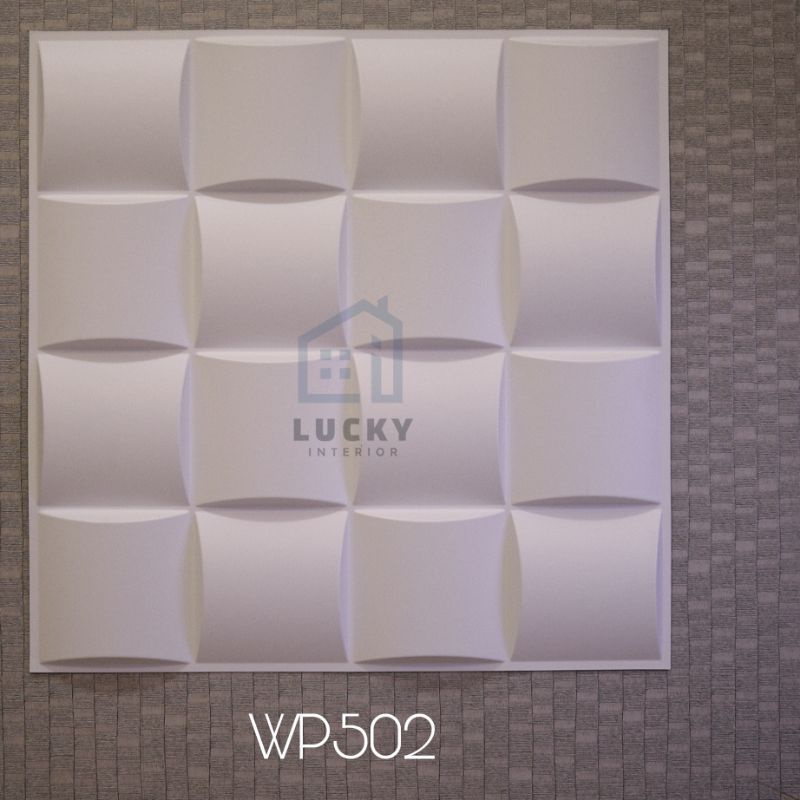 wallpaper panel 3D/ wallpanel 3D PVC 50cm x 50cm-WP502