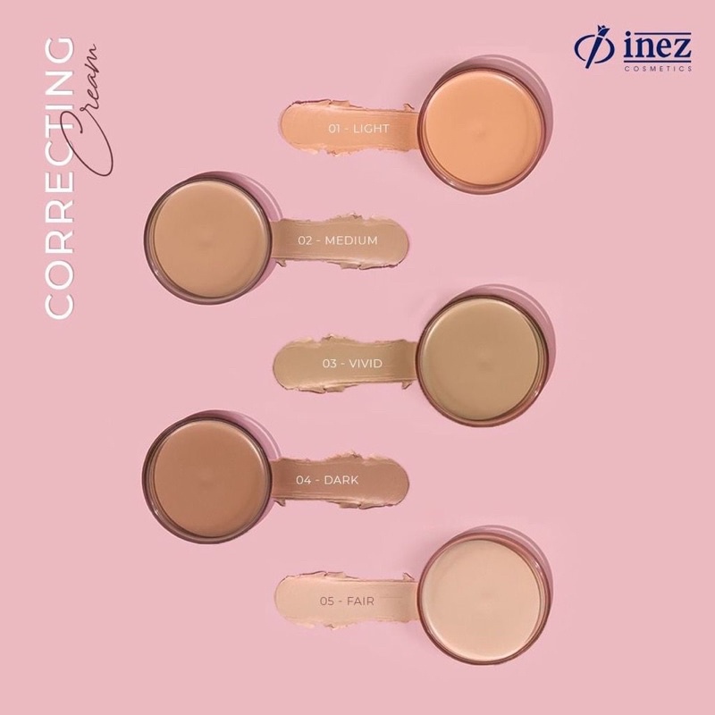 INEZ Color Contour Correcting Cream 20g