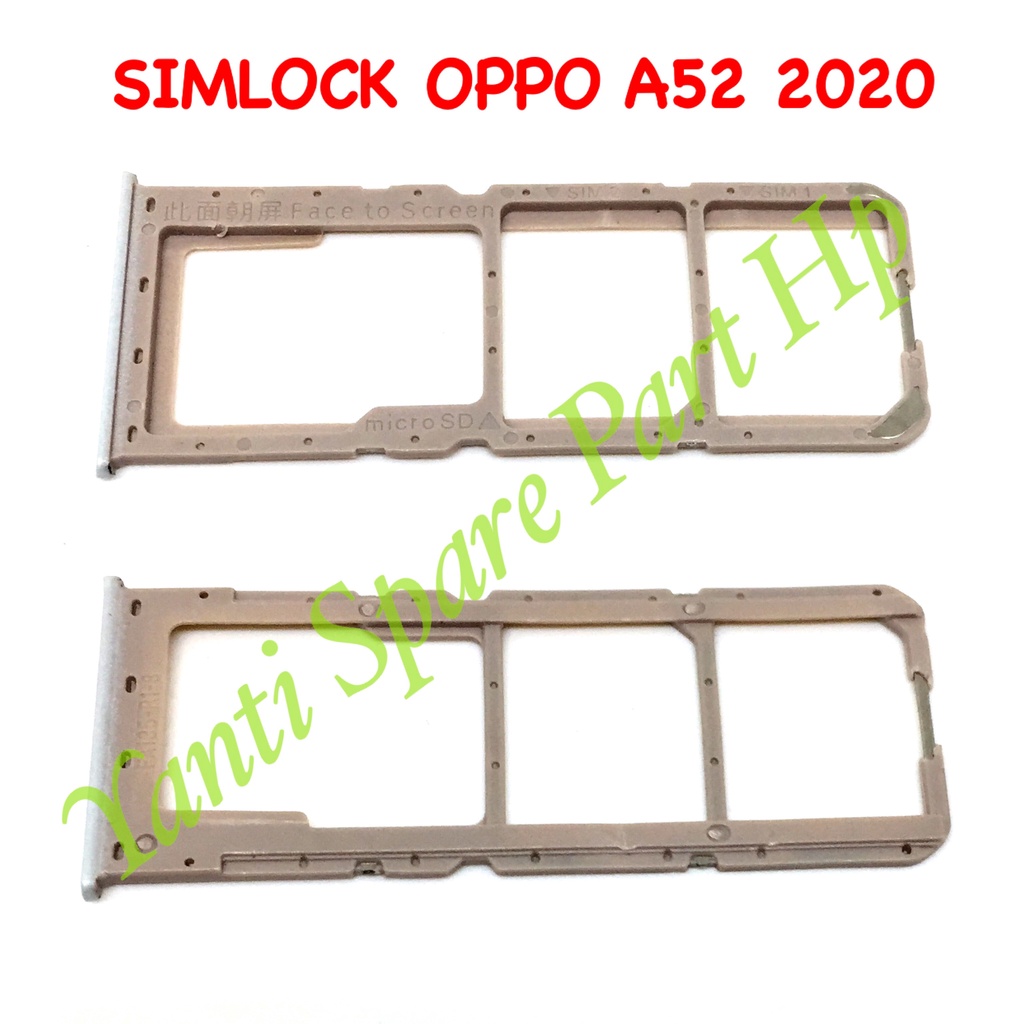 Simtray Sim Lock Oppo A52 2020 A92 2020 Original Terlaris New