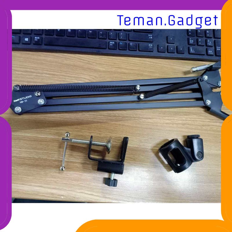TG-BD076 TaffSTUDIO Arm Stand Suspensi Lazypod Mikrofon - NB-35