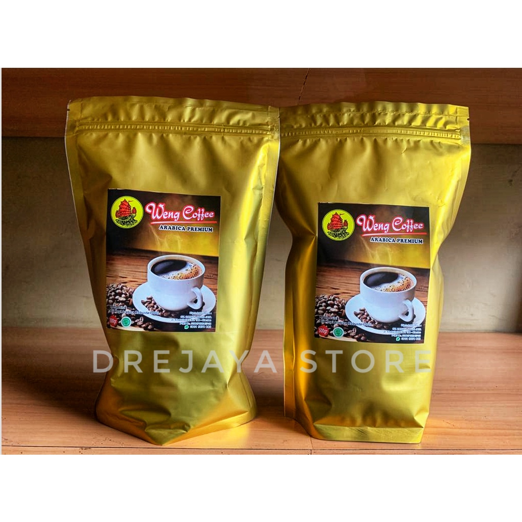 

Kopi Bubuk Weng Coffee Arabica Premium 500 gram 500 gr