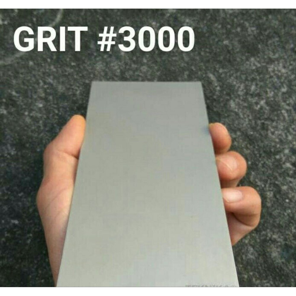 Batu Asahan Diamond Sharpening Plate Grit 3000 Pengasah Pisau Terbaik
