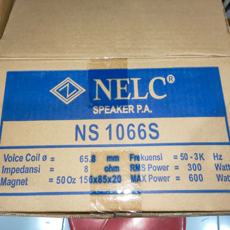 Speaker 10in Nelc NS1066S 10 inch NELC NS 1066 S Spiker mid array