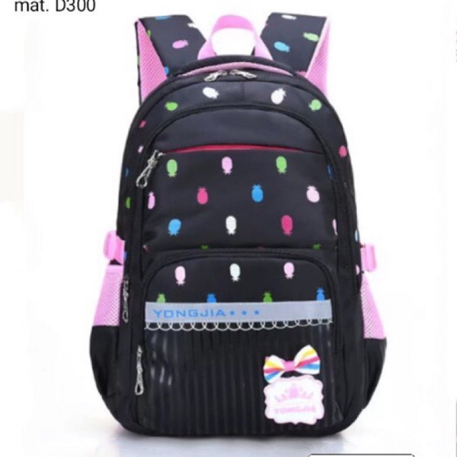 Ransel anak tas anak motif nanas backpack anak tas sekolah anak backpack multifungsi pineapple