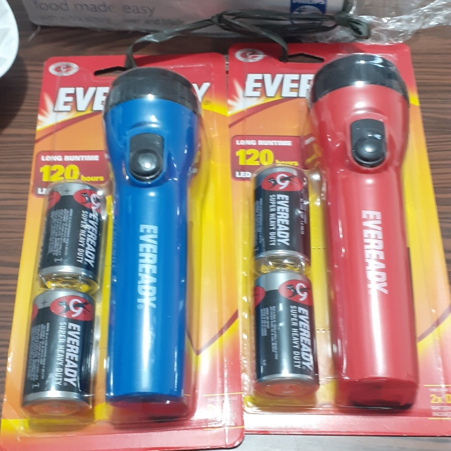 senter elEveready Led technologi 120 Hours + Battre