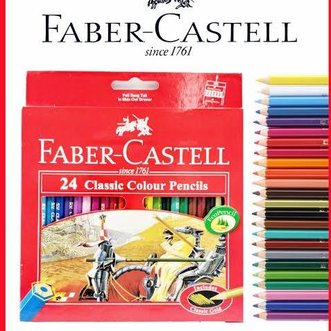 

Pensil Warna Faber Castell 24 Warna