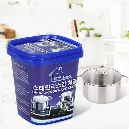 &lt;^ SJA ^&gt; Krim Pembersih Kerak Panci Wajan Gosong Peralatan Dapur / Korean Cleaner Beauty Krim Pembersih Cookware Kerak Kotoran