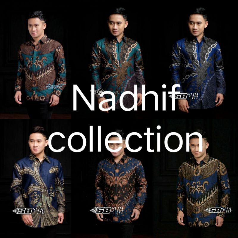 Kemeja pria  lengan panjang ARRIVAL DISTRO BATIK PRIA BORDIR SOGAN HRB026 BATIKAF NOTOARTO BATIK IPNU-IPPNU HEM