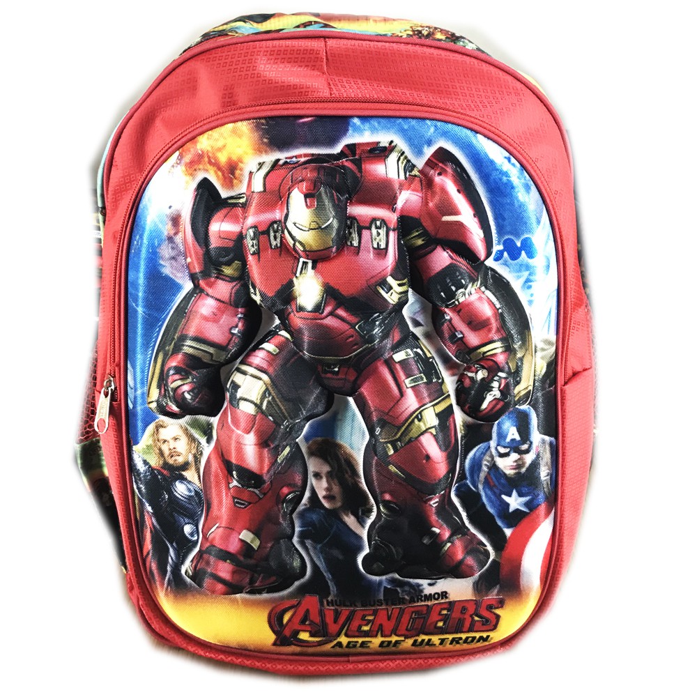 FREE ONGKIR + PROMO TERMURAH !!! Tas Ransel Sekolah SD Infinity War 3D Timbul Solid