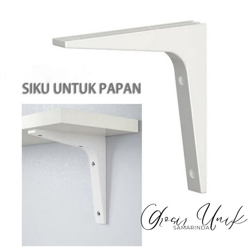 SIKU UNTUK PAPAN DINDING | BRAKET SIKU UNTUK PAPAN DINDING