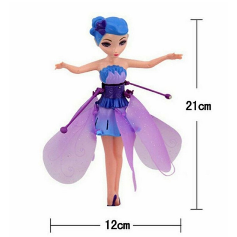 Mainan Anak Peri Sensor Tangan Sayap Kupu Kupu Peri Terbang Flying Fairy Sensor