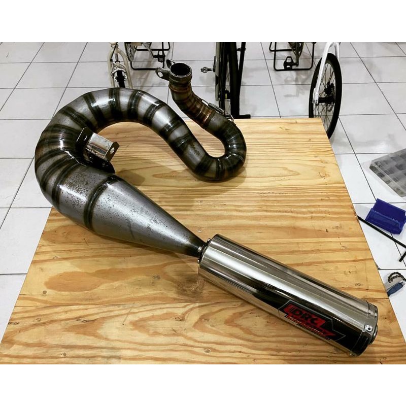 knalpot vespa drc racing exhaust type anaconda sprint px super excel ps strada