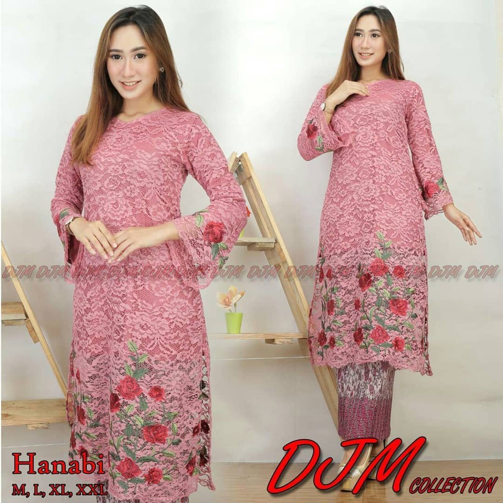 KEBAYA HANABI BRUKAT ROK PRISKET KEBAYA BRUKAT KEBAYA RUMAH KEBAYA BANDUNG RUMAH SONGKET BANDUNG