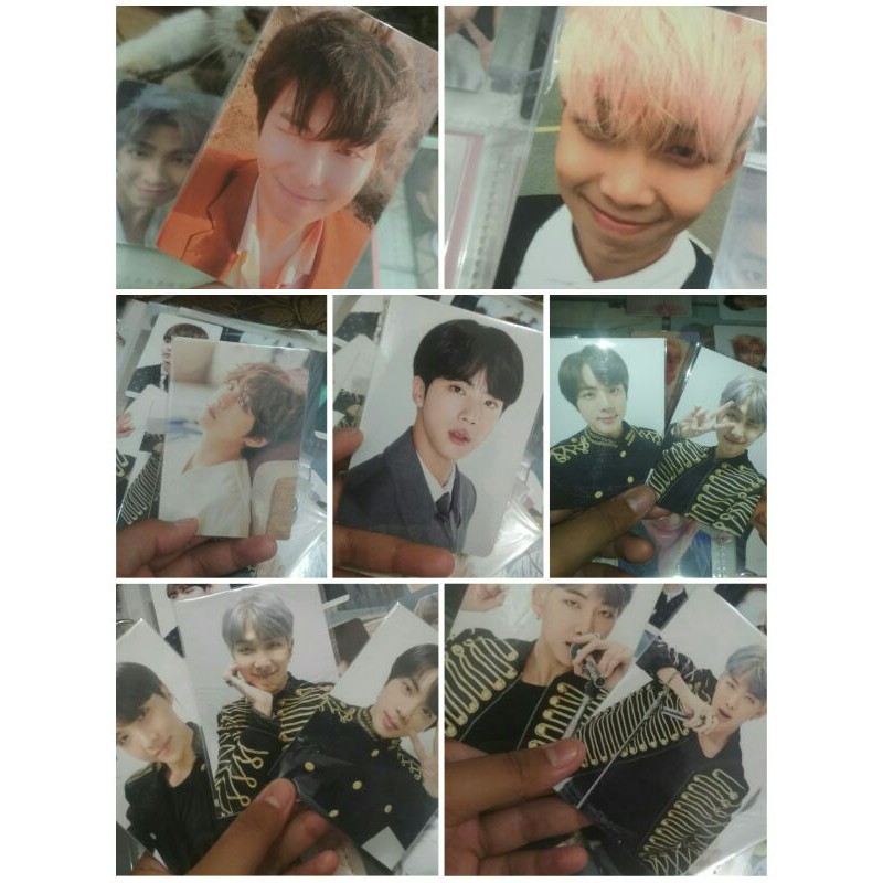 Photocard BTS V JIN RM Love Yourself Tear, HYYH, LY Japan, 4th Muster, Clipboard